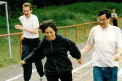 Sportfest der CWfB im Juni 1994, Tamara Swensson und Ronald Sommer.