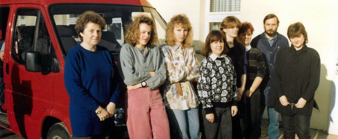 Die Kollegen der Ringstraße, ca. 1992.