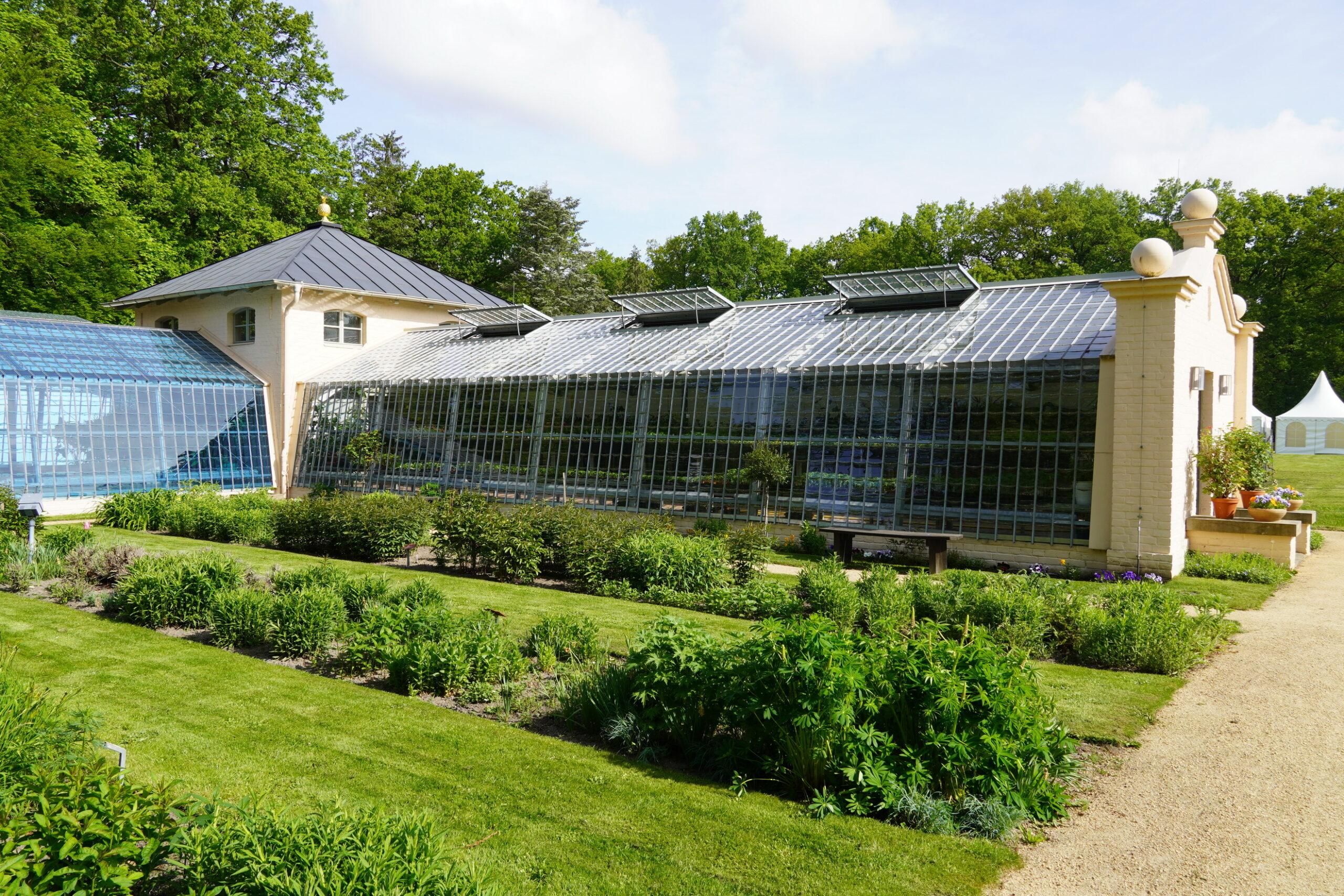 Das Gewächshaus der Schlossgärtnerei Branitz.
